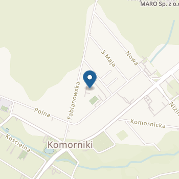 Przedszkole w Komornikach na mapie