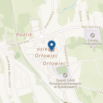 Publiczne Przedszkole nr 3 w Rydułtowach na mapie