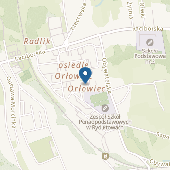 Publiczne Przedszkole nr 4 im. J. Brzechwy w Rydułtowach na mapie