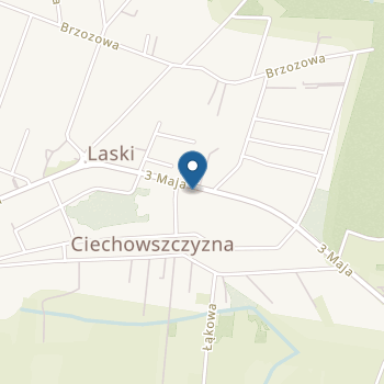 Gminne Przedszkole w Laskach Akademia pod Dębowym Liściem na mapie