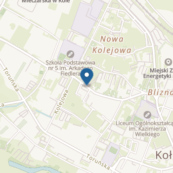 Przedszkole w Bliznem na mapie