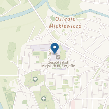 Przedszkole Miejskie nr 9 z Oddziałami Specjalnymi i Oddziałami Integracyjnymi w Jaśle w Zespole Szkół Miejskich nr 3 w Jaśle na mapie