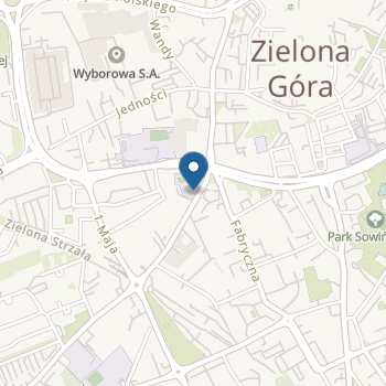 Miejskie Przedszkole nr 18 im. "Czekoladowe Przedszkole" w Zielonej Górze na mapie