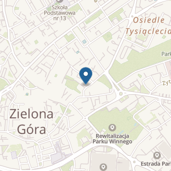 Akademia Przedszkolaka w Zielonej Górze na mapie