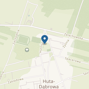 Przedszkole w Hucie Dąbrowie na mapie