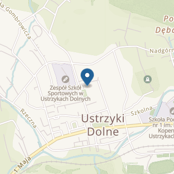 Przedszkole nr 1 w Ustrzykach Dolnych na mapie