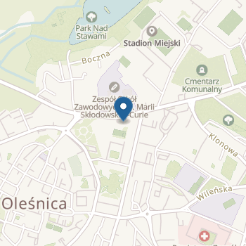 Przedszkole Specjalne nr 5 w Oleśnicy dla dzieci z Upośledzeniem Umysłowym w Stopniu Umiarkowanym i Znacznym, z Niepełnosprawnościami Sprzężonymi i z Autyzmem w Specjalnym Ośrodku Szkolno-Wychowawczym im. Sybiraków w Oleśnicy na mapie