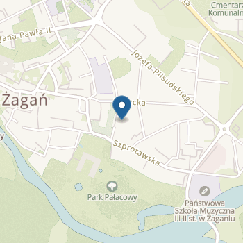 Miejskie Przedszkole nr 5 im. Czesława Janczarskiego w Żaganiu na mapie
