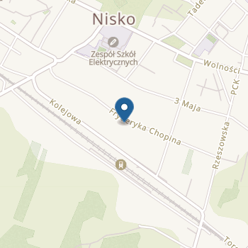 Przedszkole nr 1 w Nisku na mapie