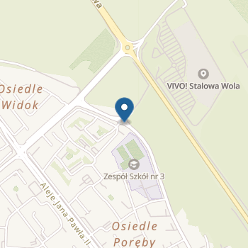 Przedszkole nr 3 w Stalowej Woli na mapie