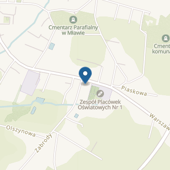 Miejskie Przedszkole Samorządowe nr 1 im. Marii Konopnickiej w Mławie na mapie