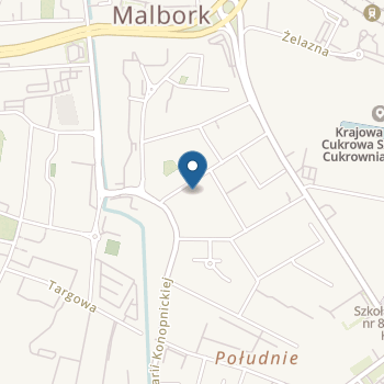 Przedszkole nr 10 w Malborku na mapie