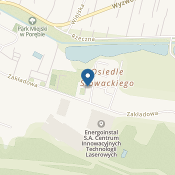 Przedszkole Miejskie nr 1 im. Misia Uszatka w Porębie na mapie