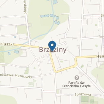 Przedszkole nr 1 w Brzezinach na mapie