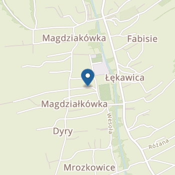 Zespół Szkół Przedszkole w Łękawicy na mapie