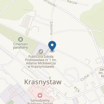 Przedszkole nr 4 im. Kubusia Puchatka w Krasnymstawie na mapie