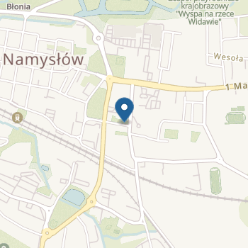 Przedszkole nr 1 w Namysłowie na mapie