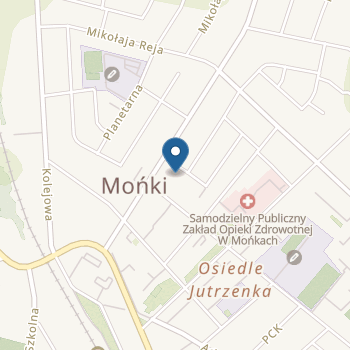 Przedszkole w Mońkach na mapie