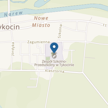 Przedszkole w Tykocinie na mapie