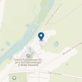 Przedszkole w Białej Rawskiej na mapie
