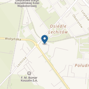 Przedszkole nr 12 w Koszalinie na mapie