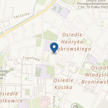 Przedszkole nr 1 "Stokrotka" w Łowiczu, ul. Ułańska 1 na mapie