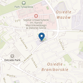 Miejskie Przedszkole nr 1 w Zielonej Górze na mapie