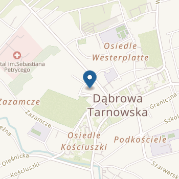 Przedszkole nr 1 w Dąbrowie Tarnowskiej na mapie