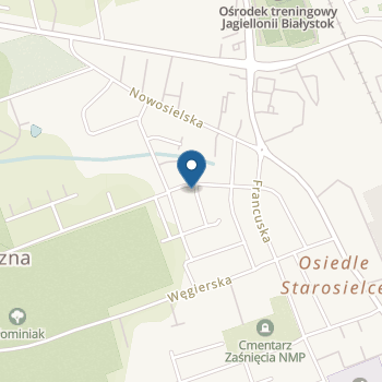 Niepubliczne Przedszkole "Kangurek" w Białymstoku na mapie