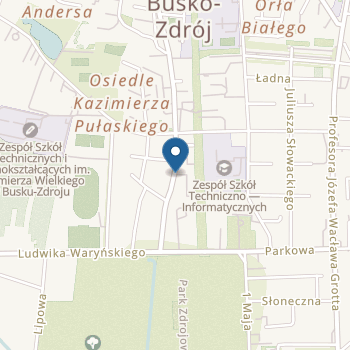 Niepubliczne Przedszkole Artystyczno-Językowe "Słoneczko" w Busku-Zdroju na mapie