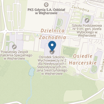 Specjalny Ośrodek Szkolno-Wychowawczy nr 2 dla Niesłyszących i Słabosłyszących w Wejherowie Przedszkole na mapie