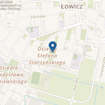 Przedszkole nr 2 "Pod Tęczą" w Łowiczu, ul. Starzyńskiego 5a na mapie