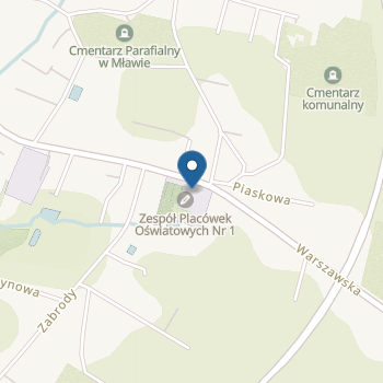 Niepubliczne Przedszkole Mały Żaczek Akademickiego Centrum Kształcenia przy Państwowej Akademii Nauk Spotowanych im. Ignacego Mościckiego w Ciechanowie na mapie