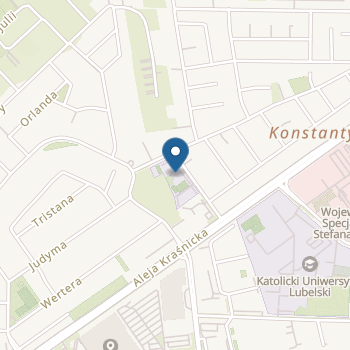 Przedszkole "Król Maciuś I" w Lublinie na mapie
