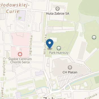 Niepubliczne Językowo-Sportowe Przedszkole z Oddziałami Integracyjnymi i z Oddziałami Specjalnymi "Miriada" w Zabrzu na mapie