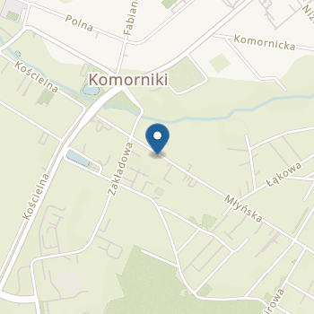 Publiczne Przedszkole Raz Dwa Trzy w Komornikach na mapie