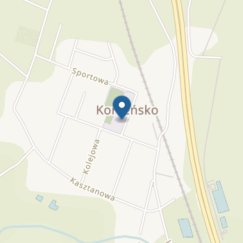 Punkt Przedszkolny przy Szkole Podstawowej im. Polskich Olimpijczyków w Korzeńsku na mapie