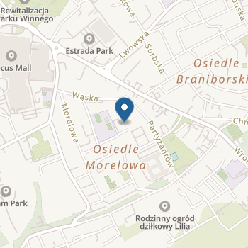 Miejskie Przedszkole nr 9 Im."Wesołe Nutki" w Zespole Edukacyjnym nr 2 w Zielonej Górze na mapie