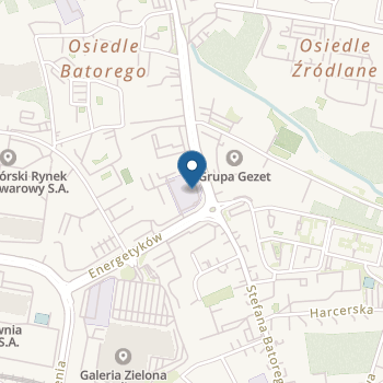 Miejskie Przedszkole nr 19 w Zespole Edukacyjnym nr 10 w Zielonej Górze na mapie