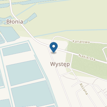 Przedszkole w Występie na mapie