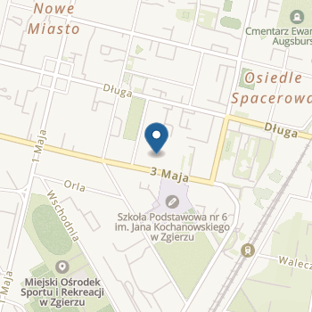 Niepubliczne Przedszkole "Błękitny Pałacyk" w Zgierzu na mapie
