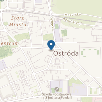Przedszkole Specjalne w Ostródzie na mapie
