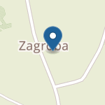 Przedszkole w Zagrobie na mapie