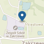 Zespół Szkół w Zakrzewie Publiczne Przedszkole "Uśmiech Malucha" w Zakrzewie na mapie