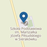 Punkt Przedszkolny w Szkole Podstawowej im. Marszałka Józefa Piłsudskiego w Sierakówku na mapie